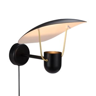DFTP by Nordlux Wandlamp Fabiola met schakelaar, zwart