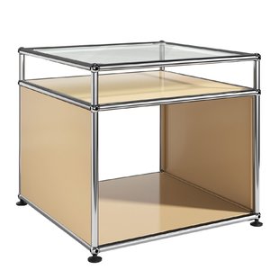 Haller Bijzettafel met Glazen Top Haller Bijzettafel met Glazen Top