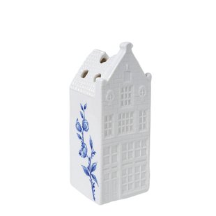 Droogbloemhuisje tuitgevel Delfts blauw