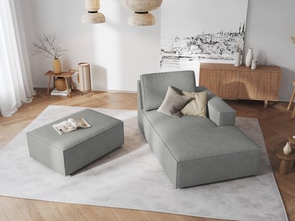 Chaise Longue Carlo rechts ribstof | Milo Casa Chaise Longue Carlo rechts ribstof | Milo Casa