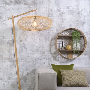Good & Mojo Good &amp; Mojo booglamp Cango groot, naturel, hoogte 176 cm