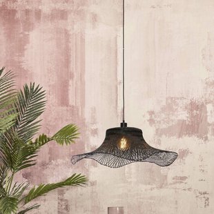 Good & Mojo Good &amp; Mojo Ibiza hanglamp Ø 65 cm zwart