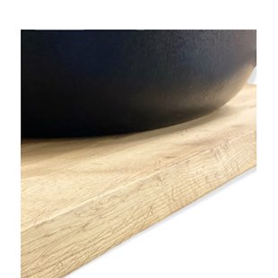 Topblad Casajoy West Eiken Incl Standaard Beugels 100x50 cm Topblad Casajoy West Eiken Incl Standaard Beugels 100x50 cm
