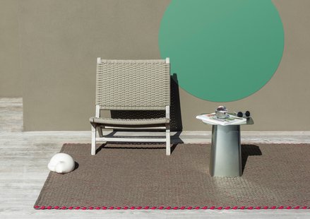 Brink en Campman - Vloerkleed Lace Tri-colore Thyme/Gr/Pi outdoor 496904 - 140x200 cm