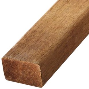 Balk hardhout geschaafd 40 x 60 mm (3,65 mtr) Balk hardhout geschaafd 40 x 60 mm (3,65 mtr)
