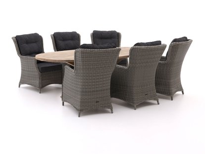 Intenso Milano/ROUGH-Y Ellips 240cm lounge-dining tuinset 7-delig - Laagste prijsgarantie!