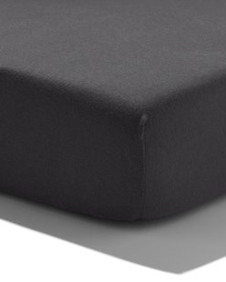 HEMA Topper hoeslaken 90x200cm jersey donkergrijs (donkergrijs)