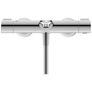 Duravit Wave Badthermostaat - omstel - koppelingen - HOH=15cm - chroom glans wa5220000010