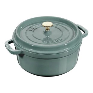 Staub - stoofpan gietijzer - Eucalyptus - 24 cm