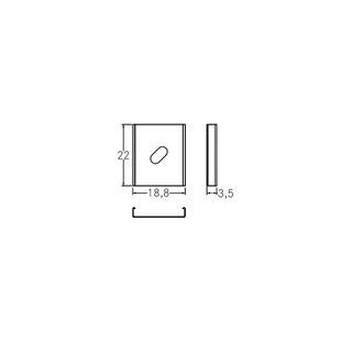 BRUMBERG One houder-set van staal