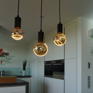 Segula Illusion G125 Halvemaan schuin E27 6W rook