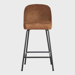 BePureHome Vogue Barkruk H 89 cm - Ecoleer - Cognac BePureHome Vogue Barkruk H 89 cm - Ecoleer - Cognac