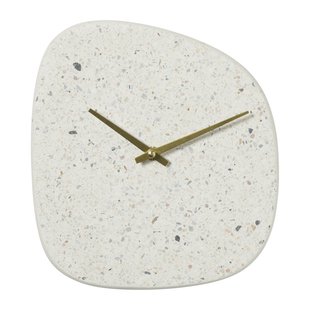 Wandklok Terrazzo - organisch - 22.5x20.5x4 cm
