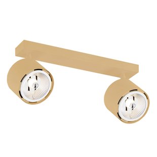 Argon Plafondspot Chloe verstelbaar 2-lamps, goud