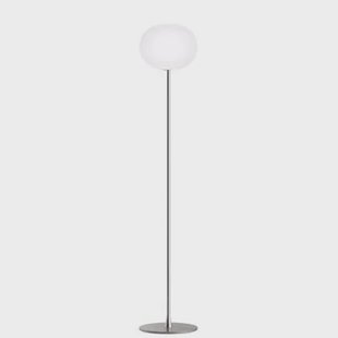Glo-Ball F2 vloerlamp zilver