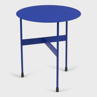 Spinder Design bijzettafel Mira Low - Ultramarine- Ø 40