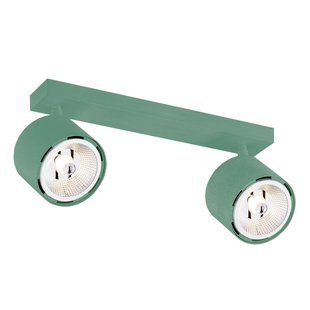 Argon Plafondspot Chloe verstelbaar 2-lamps, groen