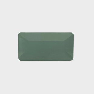 Set van 2 borden Olga rechthoekig keramiek | Hermia