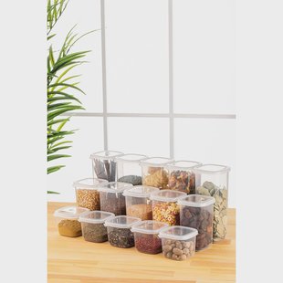 Set van 15 bewaarbakjes Gladys 14.75L | Hermia