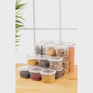 Set van 15 bewaarbakjes Gladys 10.5L | Hermia