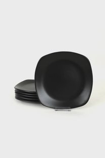 Set van 6 dinerborden Lux keramiek | Hermia