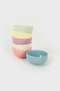 Set van 6 kommen Maltine keramiek | Hermia