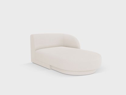 Chaise longue Miley rechts bouclé | Micadoni Limited Edition