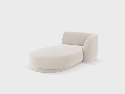 Chaise longue Miley rechts velvet | Micadoni Limited Edition