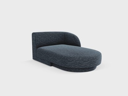 Chaise longue Miley rechts chenille | Micadoni Limited Edition