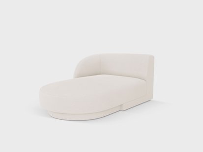 Chaise longue Miley links bouclé | Micadoni Limited Edition