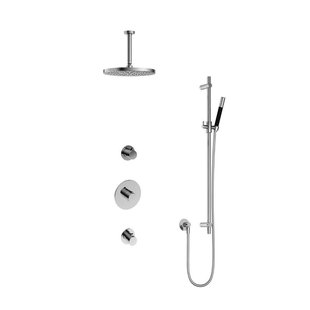 Hotbath Cobber IBS20 Regendoucheset inbouw - 15cm plafondarm - 30cm ronde hoofddouche - staafhanddouche - glijstang - chroom IBS20CR257 Hotbath Cobber IBS20 Regendoucheset inbouw - 15cm plafondarm - 30cm ronde hoofddouche - staafhanddouche - glijstang - chroom IBS20CR257