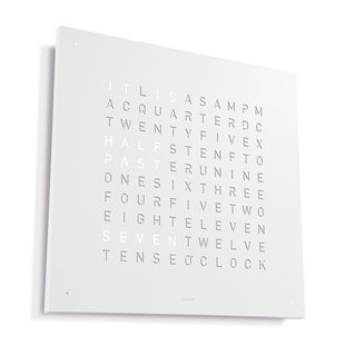 QLOCKTWO Earth 45 Metaal