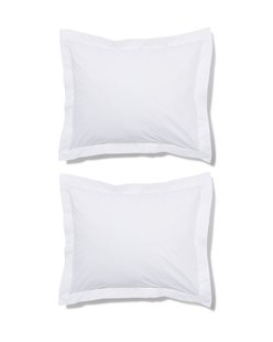 HEMA Kussenslopen 60x70cm percal wit (wit)