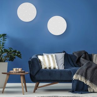 JUST LIGHT. GmbH LED plafondlamp Sparkle CCT dimbaar wit Ø 48cm