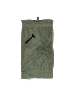 HEMA Handdoeken - zware kwaliteit legergroen (legergroen)