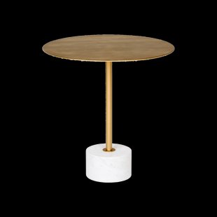 Manon ronde bijzettafel goud - Ø 51 cm