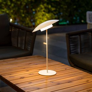 Newgarden Sardinia LED oplaadbare lamp IP44 wit 40 cm