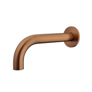 Uitloop Inbouw Rond Wiesbaden 20 cm 1/2&apos;&apos; Geborsteld Brons Koper