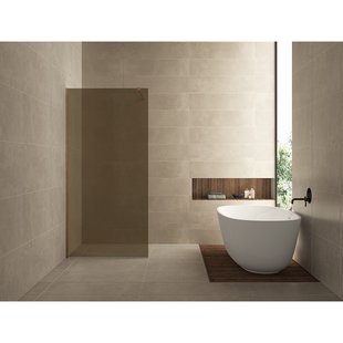 Inloopdouche BWS Danielle Brons Rookglas 90x200 8mm Nano Coating