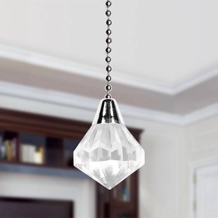 Westinghouse acryl diamanttrekketting in chroom