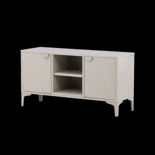 Frederik metalen tv-meubel beige - 120 x 40 cm