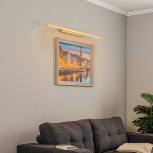 Quitani Talon LED schilderij verlichting messing geanodiseerd