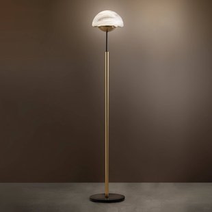 Sil-Lux Vloerlamp Moon van Muranoglas, albast