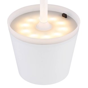 Globo Solar-tafellamp 36637, IP44, wit