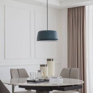 Lucande LED hanglamp Faelinor, blauw, aluminium, Ø 35 cm