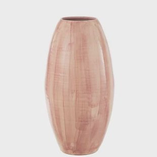 J-Line vaas Handgeschilderd - keramiek - roze - 55 cm hoog J-Line vaas Handgeschilderd - keramiek - roze - 55 cm hoog