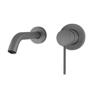 Best-Design Moya-Decorata Inbouw-Wandmengkraan Uitl=20cm Gunmetal