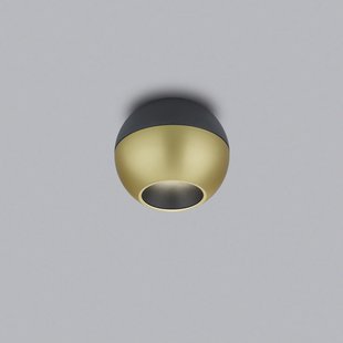 Helestra Eto LED plafondspot Ø10cm 927 goud-zwart