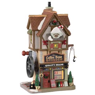 Lemax - &apos;The Coffee Bean Grinder&apos; - Verlicht gebouw - Exclusief