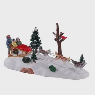 Lemax - &apos;Dog Sledding Afternoon&apos; - Figuur